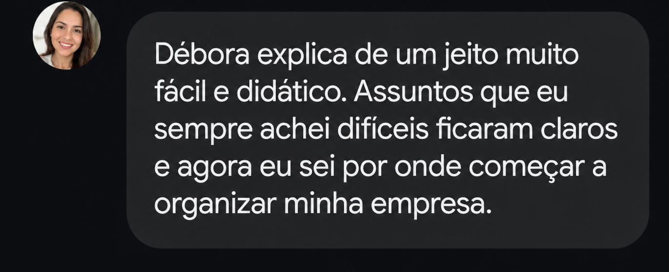 Depoimento de aluna sobre o mini curso Confeitaria Além da Receita